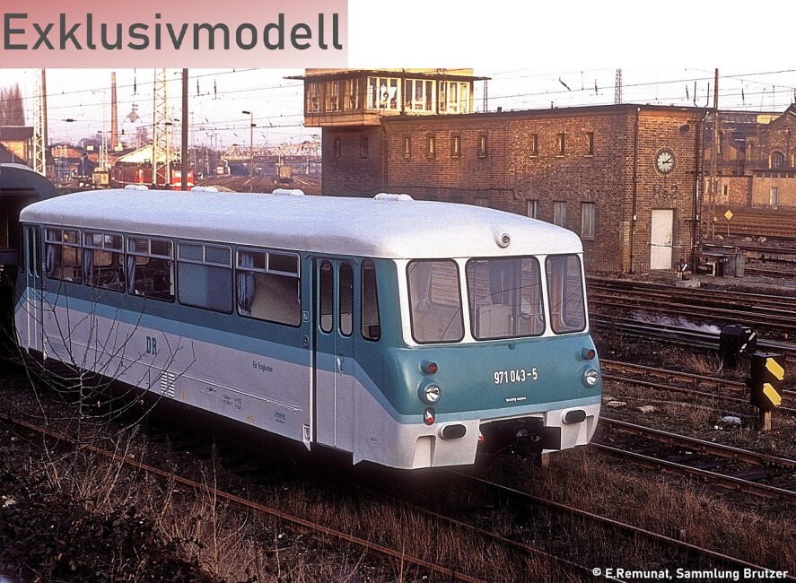 KRES 54001332 LVT 771 + LVB 971 mit Traglastenabteil, mintgrün DR Ep. V, digital mit Sound, Exklusivmodell