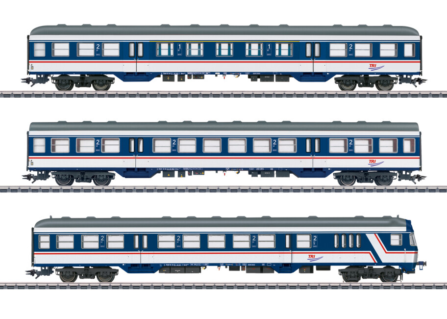 Märklin 43826 3er Set Personenwagen TRI