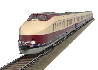 Trix 25175 Triebzug VT18.16 DR Museumszug Sound