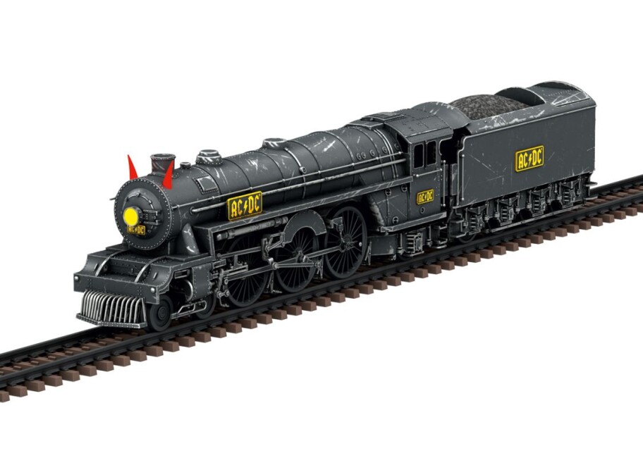 Trix 25492 AC/DC Dampflok Black Ice