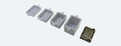 ESU 50353 Lautsprecher 13x18x4,5 mm rechteckig 4 Ohm mit...
