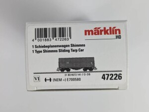 M&auml;rklin 47226 Schiebeplanenwagen Ep. VI DB AG, 31 80...