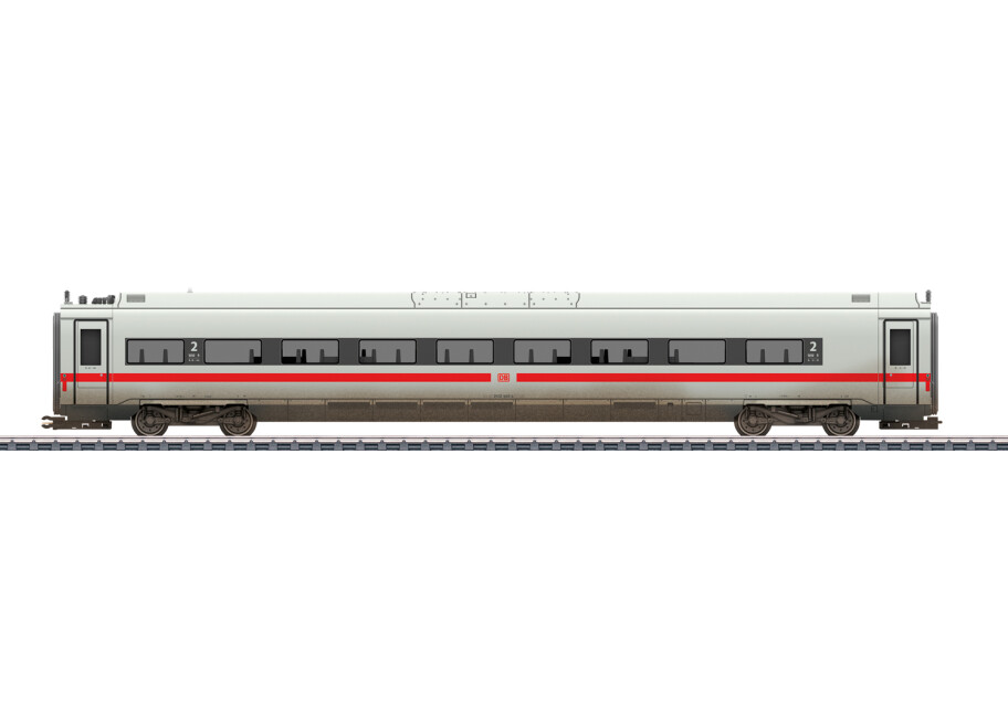 Märklin 43730 Ergänzungswagen zum ICE 4, verschmutzter Betriebszustand