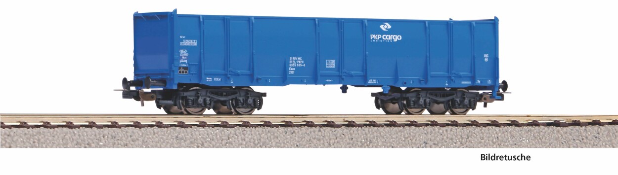 PIKO 98553C1 Hochbordwagen Eaos PKP Cargo VI, blau, #1