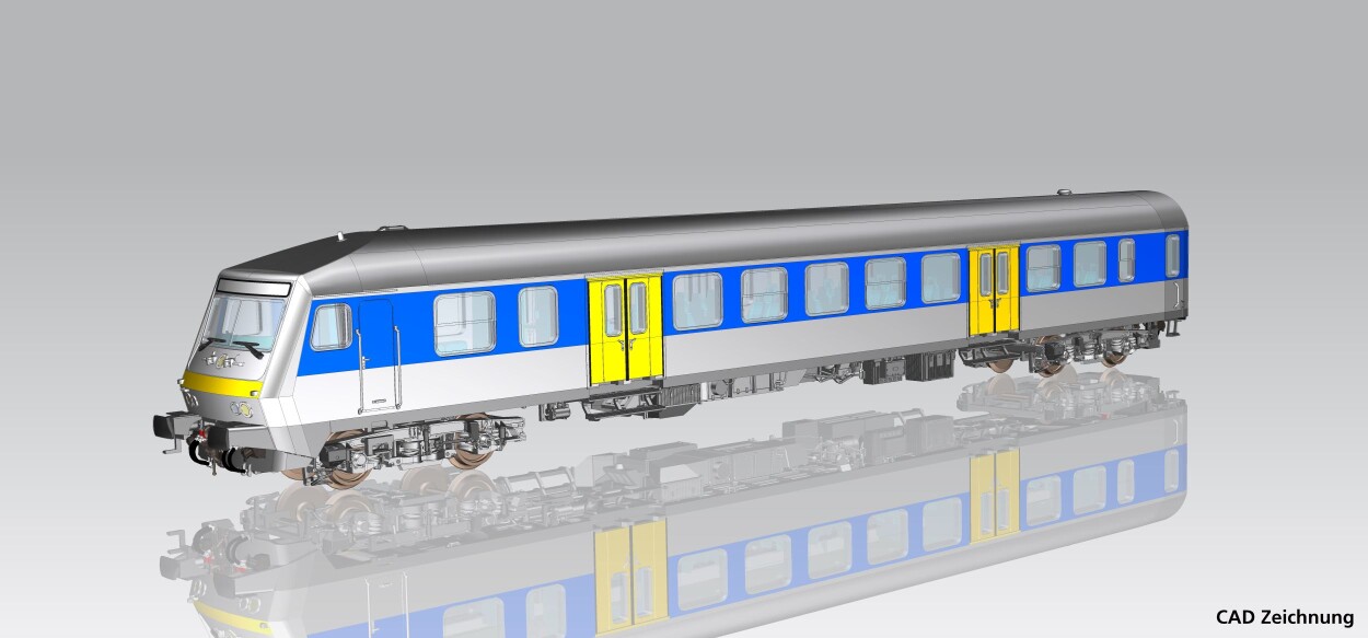 PIKO 28022 Halberstädter Mitteleinstiegssteuerwg. TRI Ep. VI