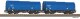 PIKO 28307 2er Set Teleskophaubenwagen VTG Ep. VI