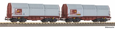 PIKO 28308 2er Set Teleskophaubenwg. FS Ep. IV