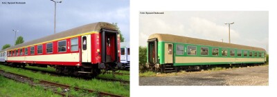 PIKO 28320 2er Set Personenwg. 1. Kl. + 2. Kl. PKP IC Ep. VI