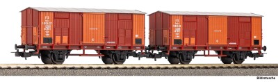 PIKO 28328 2er Set Ged. G&uuml;terwg. FS Ep. III