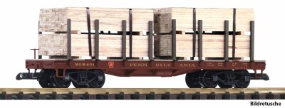 PIKO 38799 G-Rungenwg. PRR mit Holzladung