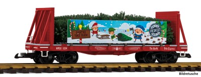 PIKO 38980 G-Niederbordwg. Santas Tree Farm Transport