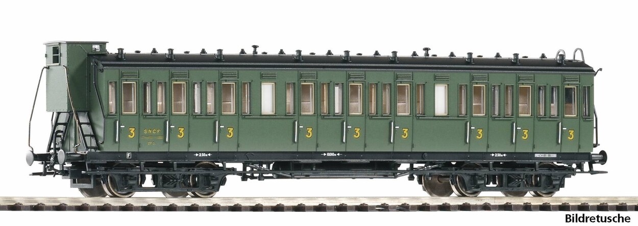 PIKO 53337 Abteilwg. 3.Kl. SNCF III m.Bh.