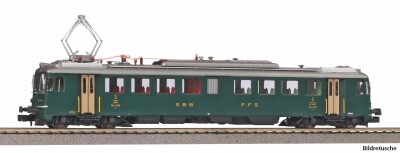 PIKO 94152 N-Triebwg. RBe 4/4 1406 Prototyp, gr&uuml;n,...