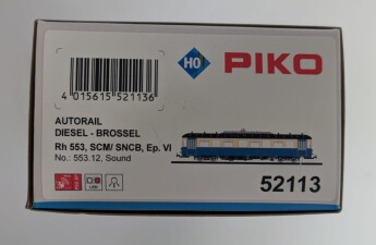 PIKO 52113 D-Triebwg. Rh 553 SCM Ep. VI Sound