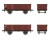 H&Auml;DL 25117  G&uuml;terwagenset I, 2 offene G&uuml;terwagen Ep. III DR Exklusivmodell Nr. 12