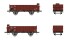 H&Auml;DL 25119  G&uuml;terwagenset I, 2 offene G&uuml;terwagen Ep. II DRG Exklusivmodell Nr. 14