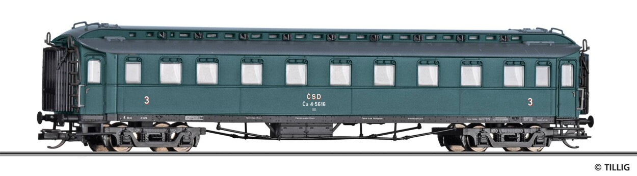 Tillig 12009 Reisezugwagen 3. Klasse der CSD, Ep. III