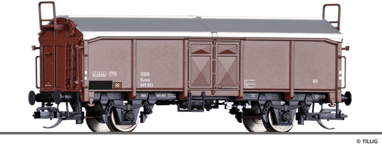 Tillig 17682 Schiebedachwagen Kvmm der ÖBB, Ep. III