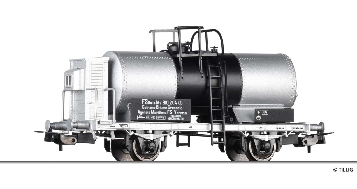 Tillig 77068 Kesselwagen M der Agenzia Marittima FS Venezia, Ep. III