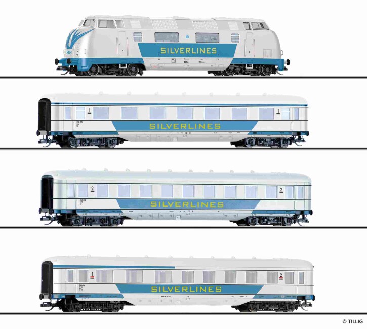 Tillig 502797 Jubiläums-Set "Silverlines", Ep. III Clubmodell 2026