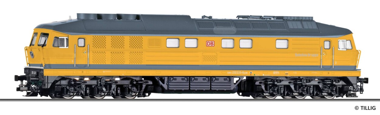 Tillig 502809 Diesellok 232 223-8, DB Bahnbau Gruppe GmbH, Ep. VI Clubmodell 2026