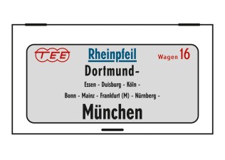Minitrix 15368 Rheinpfeil-Wagenset DB