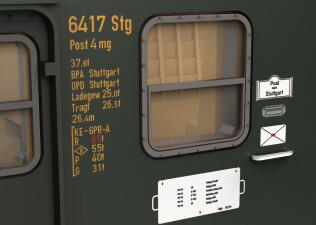 Minitrix 18660 Postwagen DBP