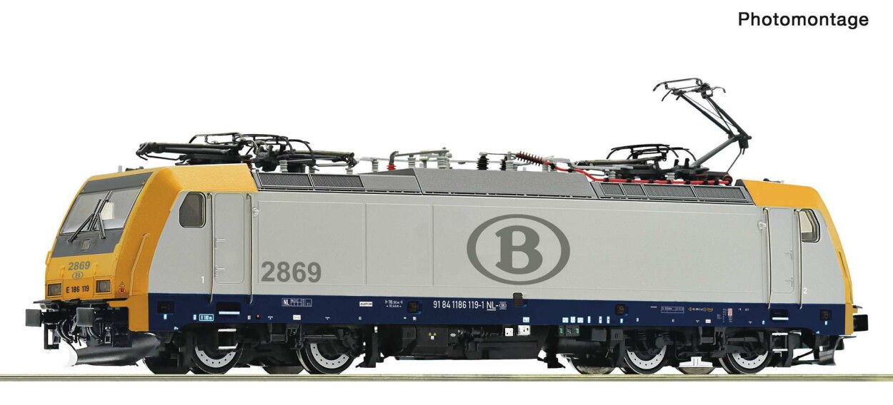 Roco 7520166 Elektrolokomotive 186 119-3, SNCB, Ep. VI, AC mit Sound