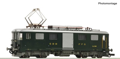 Roco 7710014 Elektro-Gep&auml;cktriebwagen De 4/4 1669,...