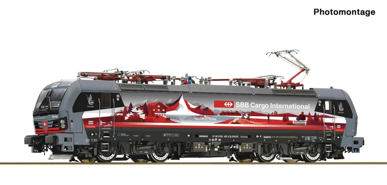 Roco 7520073 Elektrolokomotive 193 452-0 „Schweizpiercer“, SBB, Ep. VI, AC mit Sound