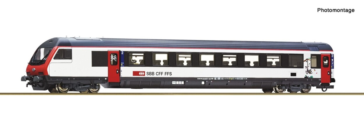 Roco 6220199 Steuerwagen 2. Klasse für EW-IV-Pendelzüge, SBB, Ep. VI, AC
