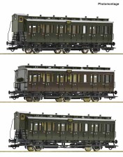 Roco 6200254 3-tlg. Set: Personenwagen, DRG, Ep. II