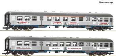 Roco 6200206 2-tlg. Set: Nahverkehrswagen 2. Klasse, DB,...