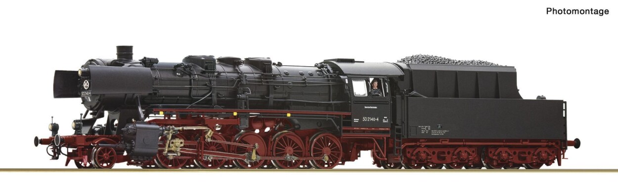 Roco 7100039 Dampflokomotive 50 2146-4, DR, Ep. IV, analog