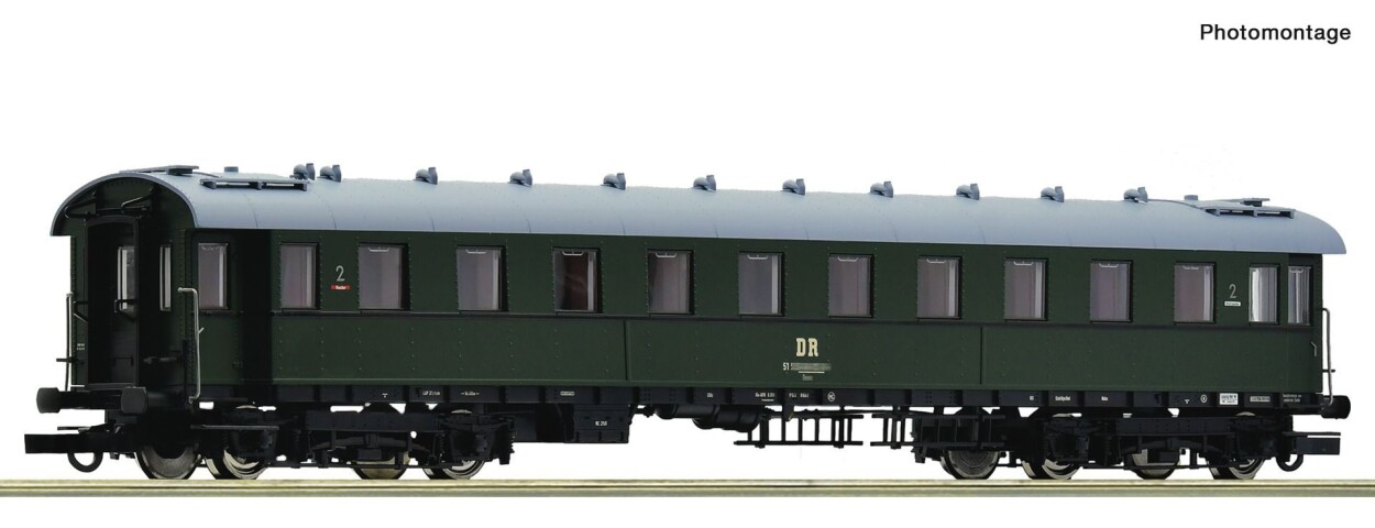 Roco 6200202 Einheits-Schnellzugwagen 2. Klasse, DR, Ep. IV