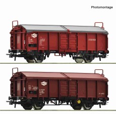 Roco 6600116 2-tlg. Set: Schiebedachwagen, MAV, Ep. IV
