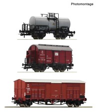Roco 6600229 3-tlg. Set: Nebenbahng&uuml;terzug, FS, Ep. III