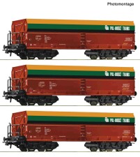 Roco 6600218 3-tlg. Set: Selbstentladewagen, PMT, Ep. VI