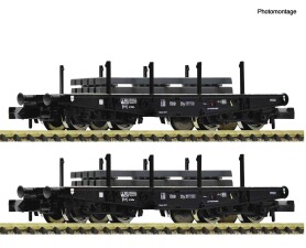 Fleischmann 6660134 2-tlg. Set: Schwerlast-Flachwagen,...