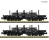 Fleischmann 6660134 2-tlg. Set: Schwerlast-Flachwagen, &Ouml;BB, Ep. III