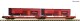 Fleischmann 6660133 Doppeltaschen-Gelenkwagen T3000e, &Ouml;BB, Ep. VI