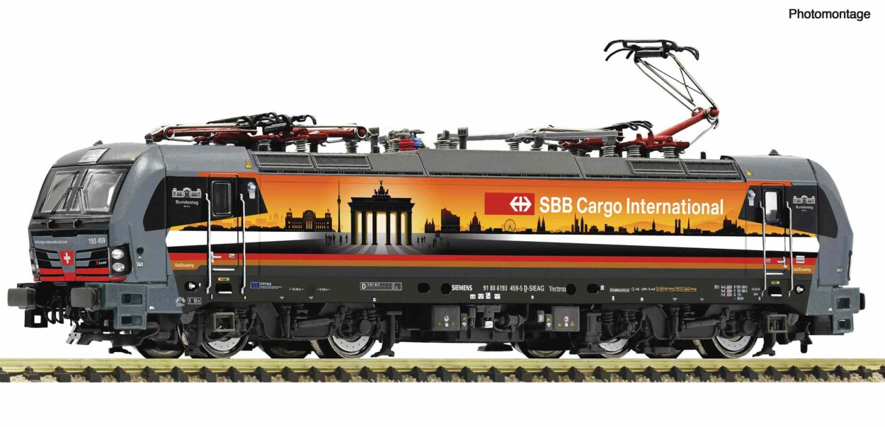 Fleischmann 7570074 Elektrolokomotive 193 459-5 „Deutschlandpiercer“, SBB, Ep. VI, digital mit Sound