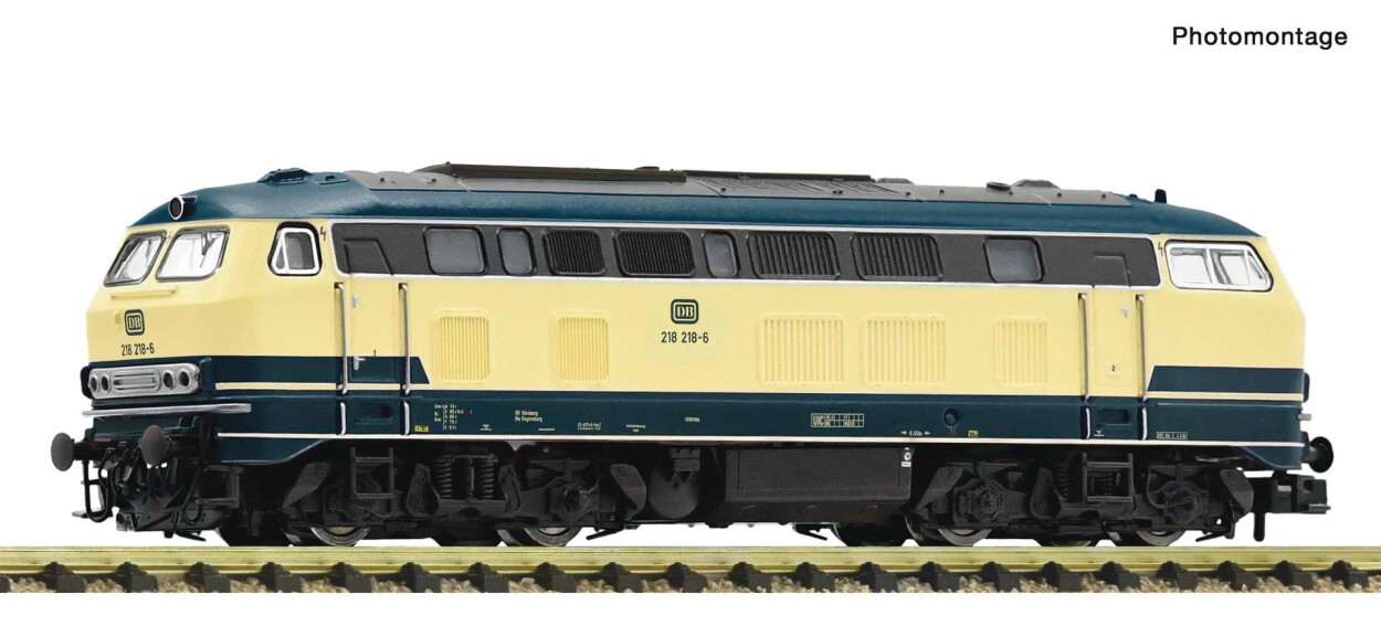 Fleischmann 7370036 Diesellokomotive 218 218-6, DB, Ep. IV, digital mit Sound