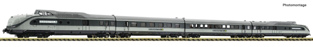 Fleischmann 7770009 4-tlg. Set: Dieseltriebzug BR 601 „Zughotel“, Railadventure, Ep. VI, digital mit Sound