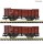 Fleischmann 6660138 2-tlg. Set: Offene G&uuml;terwagen, DR, Ep. IV