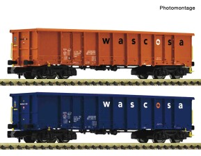 Fleischmann 6660140 2-tlg. Set: Offene G&uuml;terwagen,...