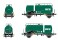 H&Auml;DL 25104 TT Kesselwagen &quot;BfB&quot; (Bundesmonopolverwaltung f&uuml;r Branntwein) mit Bremserb&uuml;hne