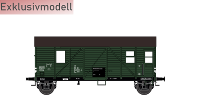 H&Auml;DL 25123 G&uuml;terzugbegleitwagen Pwgs44 DR Ep....