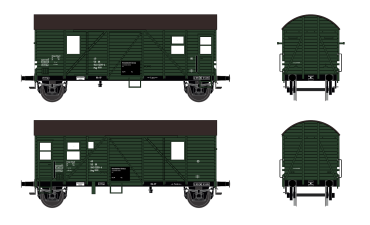 H&Auml;DL 25123 G&uuml;terzugbegleitwagen Pwgs44 DR Ep....