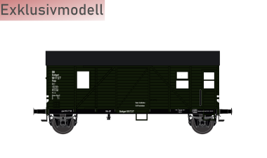 H&Auml;DL 25124 G&uuml;terzugbegleitwagen Pwgs44 DB Ep....